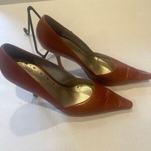 BCB Girls Rusty Copper/Brunt Orange Hue Women's Pointed Toe Pumps